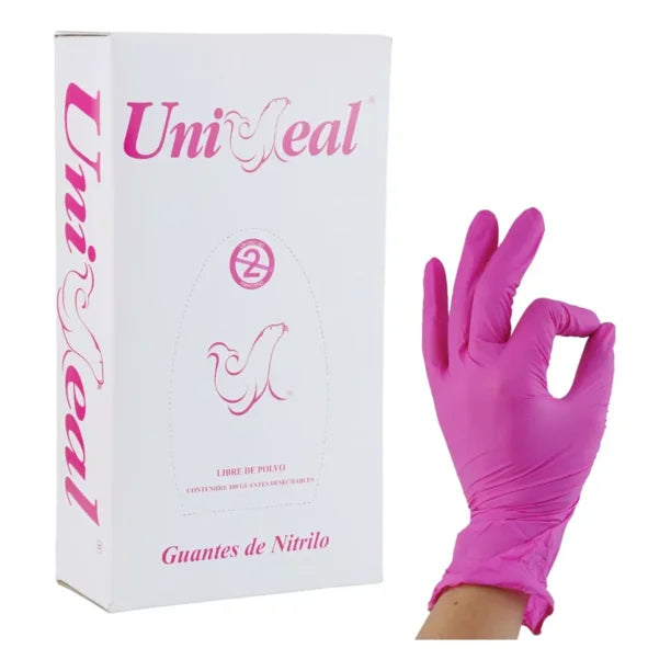 Guante Uniseal XS Rosa