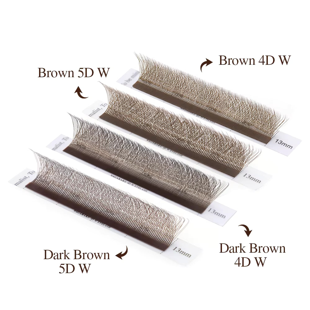 Nagaraku W5D Dark Brown .07D Mix