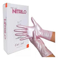 Guante Uniseal M Rosa Metalico