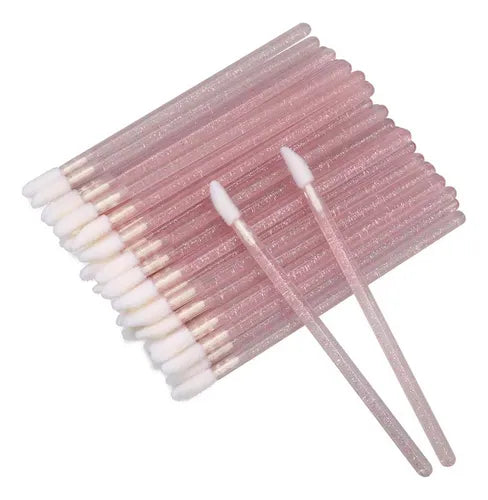 Lip Brush Glitter rosa c/12