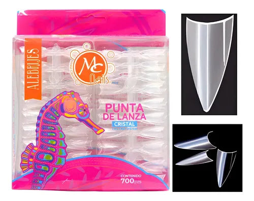 Tip punta lanza cristal 700pz
