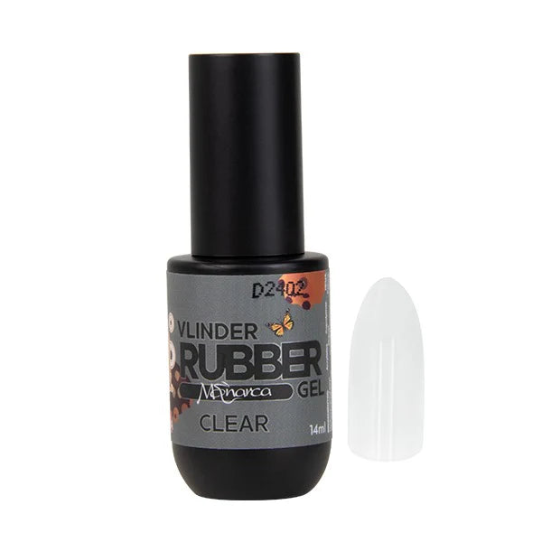 Rubber monarca transparente