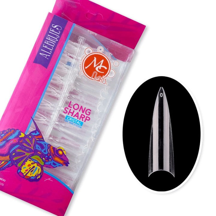Tip long Sharp transparente 200pz