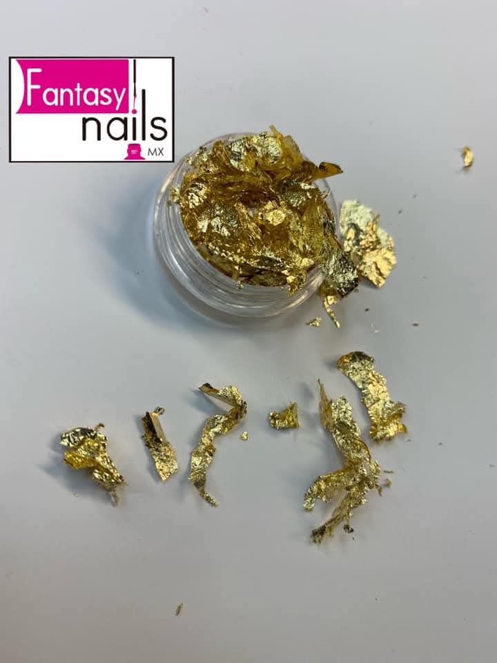 Hoja de oro, cobre y plata fantasy c/12