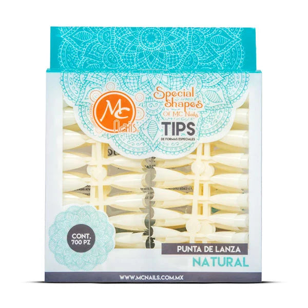 Tip punta de lanza Natural 700pz