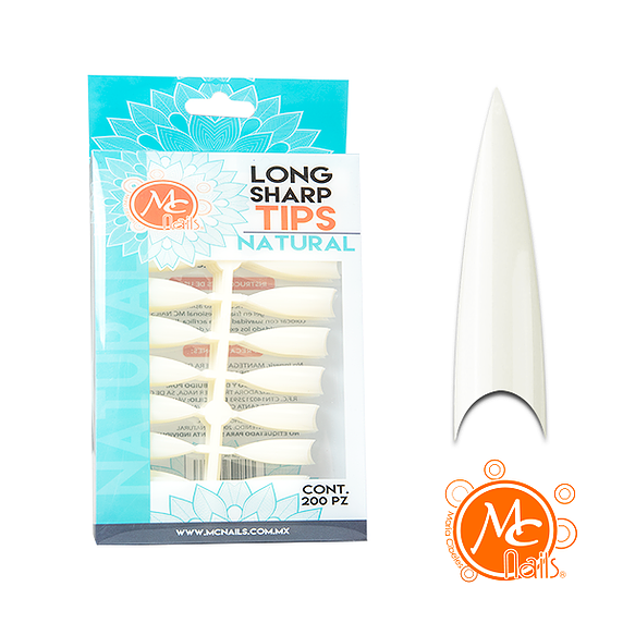 Tip long Sharp Natural 200pz