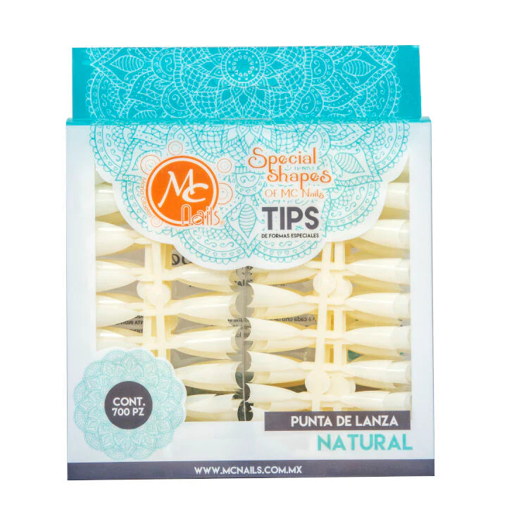 Tip punta lanza natural 700pz